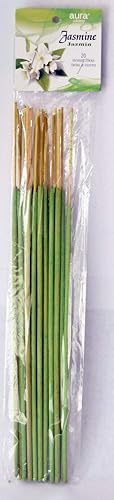 3 paquetes de varillas de incienso de jazmínjazmin de 9 pulgadas de largo (20 varillas por paquete)