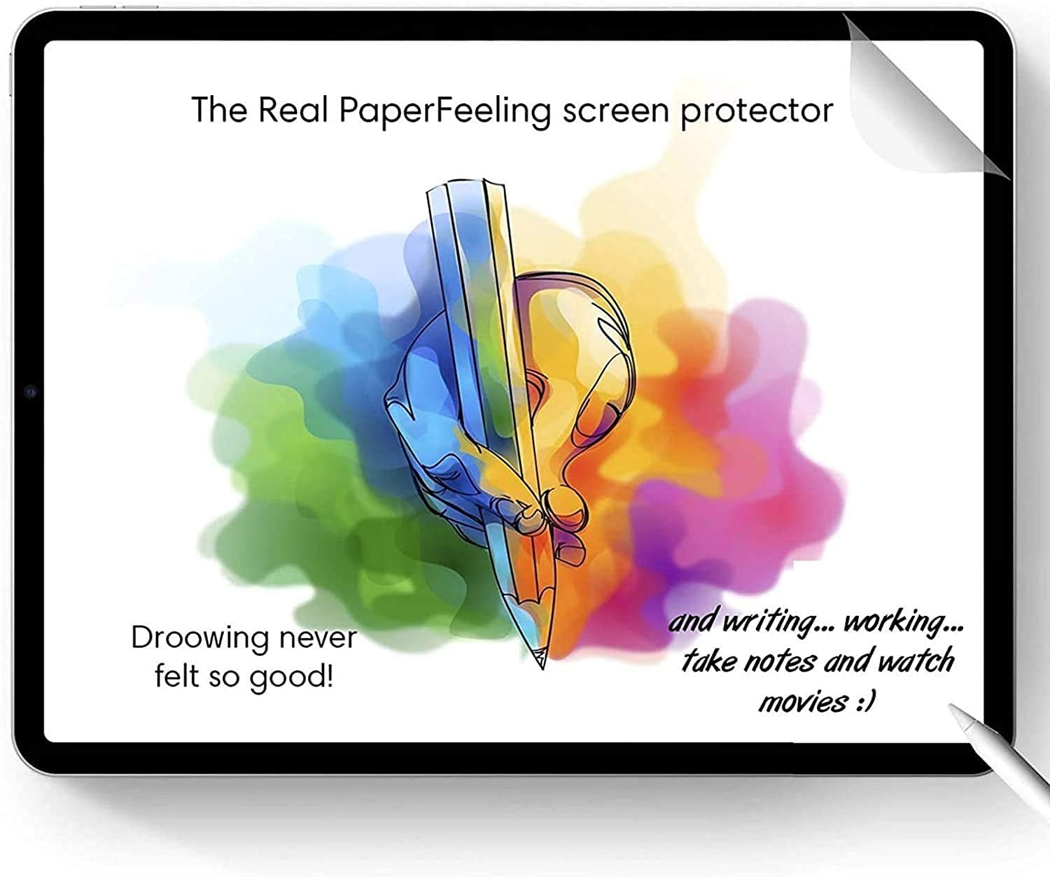 Oaky Matte Screen Protector for Apple iPad Pro 12.9 inch 2020/2021 Anti Glare, Anti-Fingerprint, Paper Type Screen Protector with Easy Installation Kit for iPad Pro 12.9" 4th/5th Gen. - Matte Guard (B08GJMZ5KV) Amazon Price History, Amazon Price Tracker
