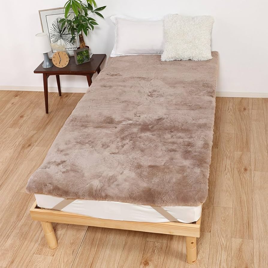 ムートンシーツ 敷きパッド (シングル) Amazon｜ムートン 敷きパッド シーツ シングル 100cm×200cm ダブル