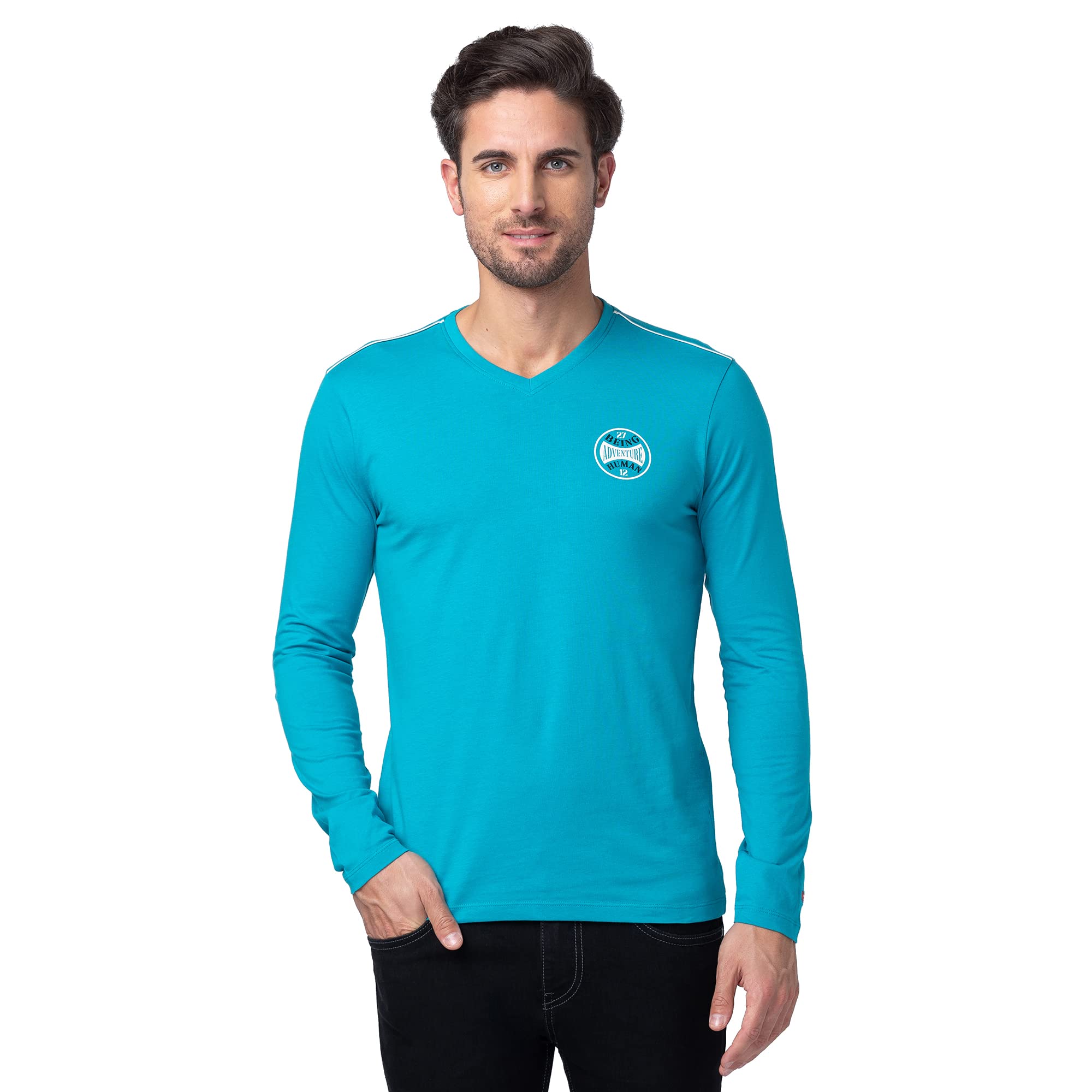 Being Human Men's Premium Soft Regular Fit Casual Wear T-Shirt