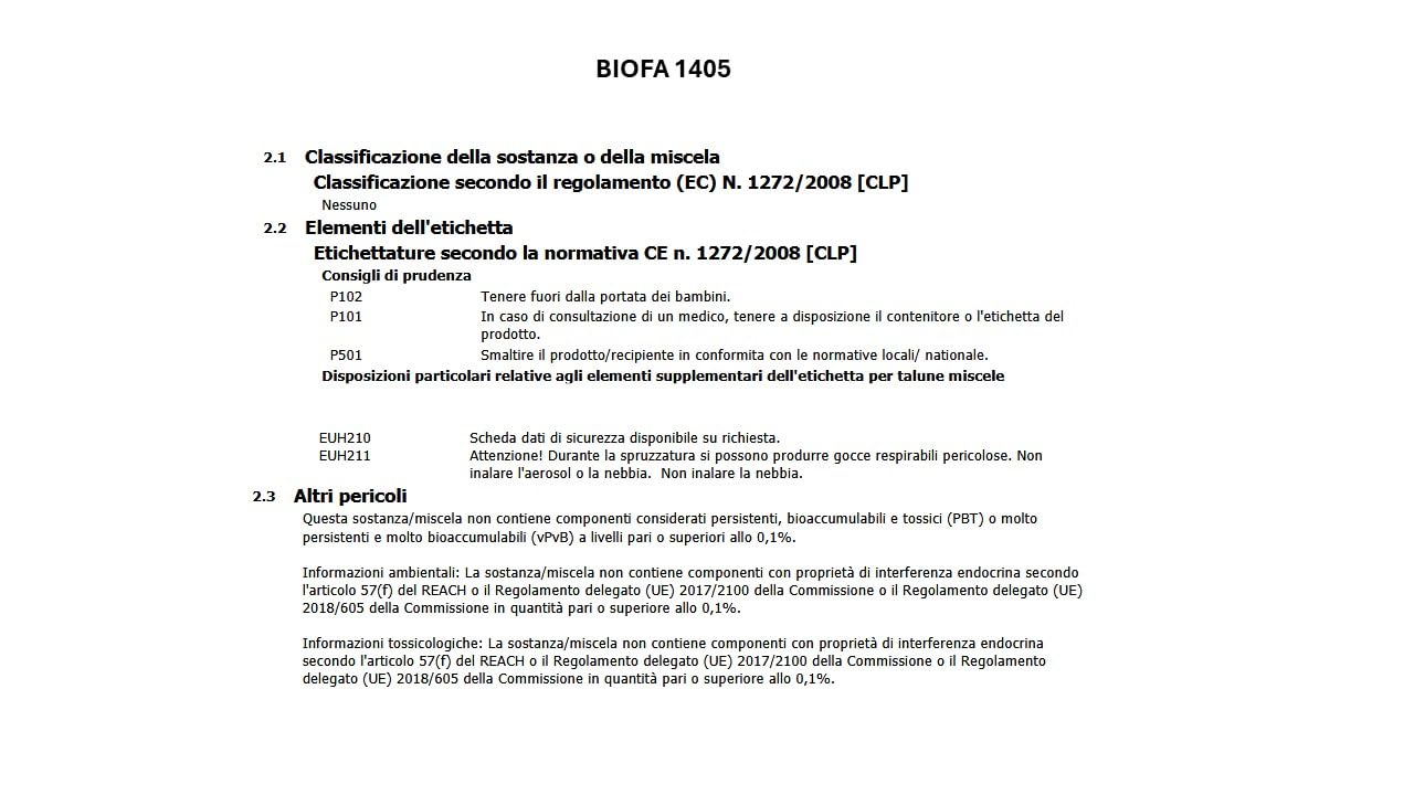 BIOFA 1405 Pittura Bianca ai silicati per Esterno, 10 L