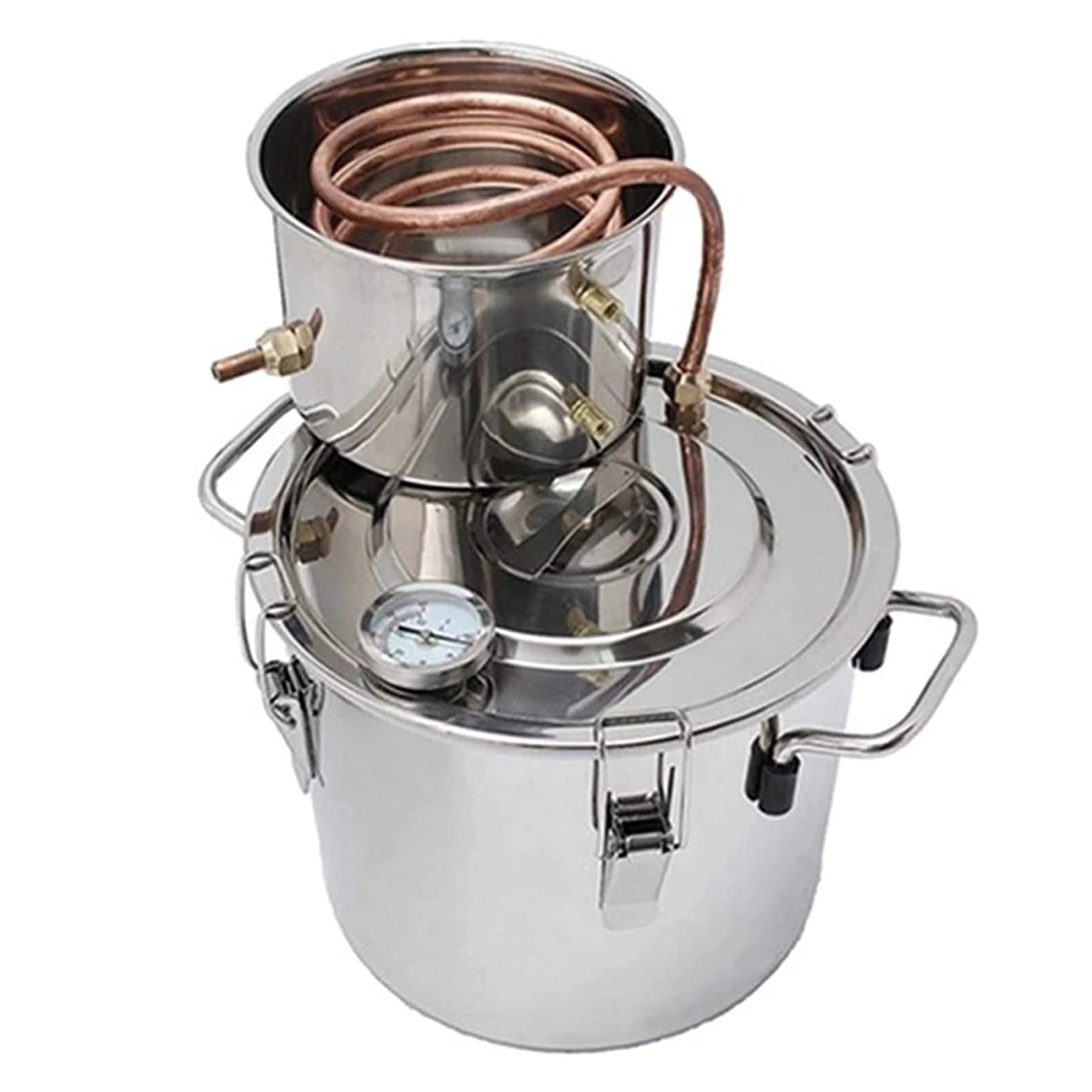 AnzAgaDistiller for Essential Oils with Copper Condensation Coil,12 l/3 gal