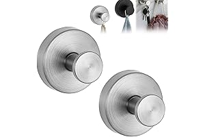 Luxe Hold No-Drill Hooks: Brushed Gold Coat Hook Charm for Your Home