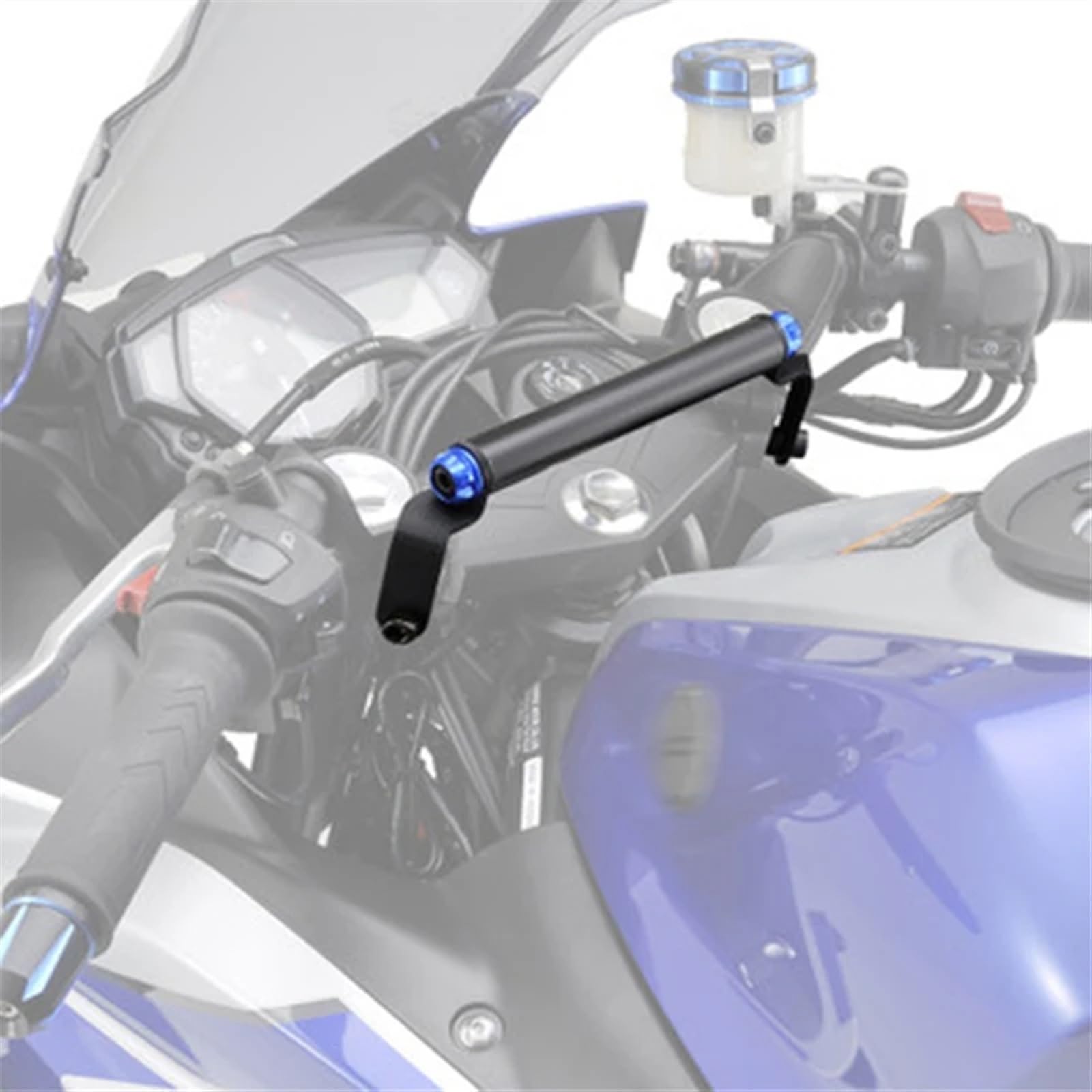 Support Navigation Moto pour YZF-R3 YZF-R25 2014 – 2018,Support Téléphone Accessoires Moto 12/22MM Plaque Navigation GPS(12-22MM)