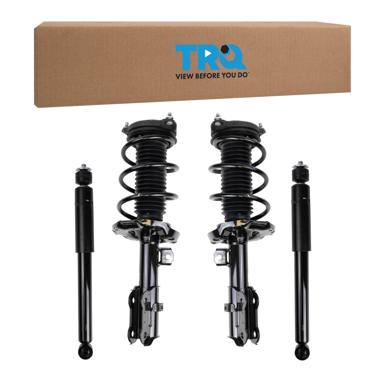 Amazon.com: TRQ Front and Rear Complete Strut Assembly & Shock