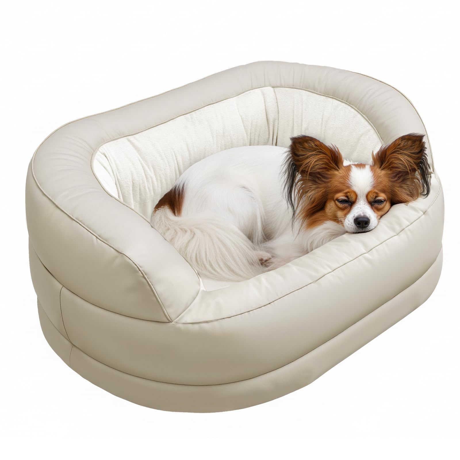 Sofá para Perros, Cama Sofá para Perros Medianos a Grandes de hasta 27kg, Camas para Perros con Diseño de Recinto Profundo de Pared Alta, Sofá para Mascotas con Funda Extraíble Lavable y Parte