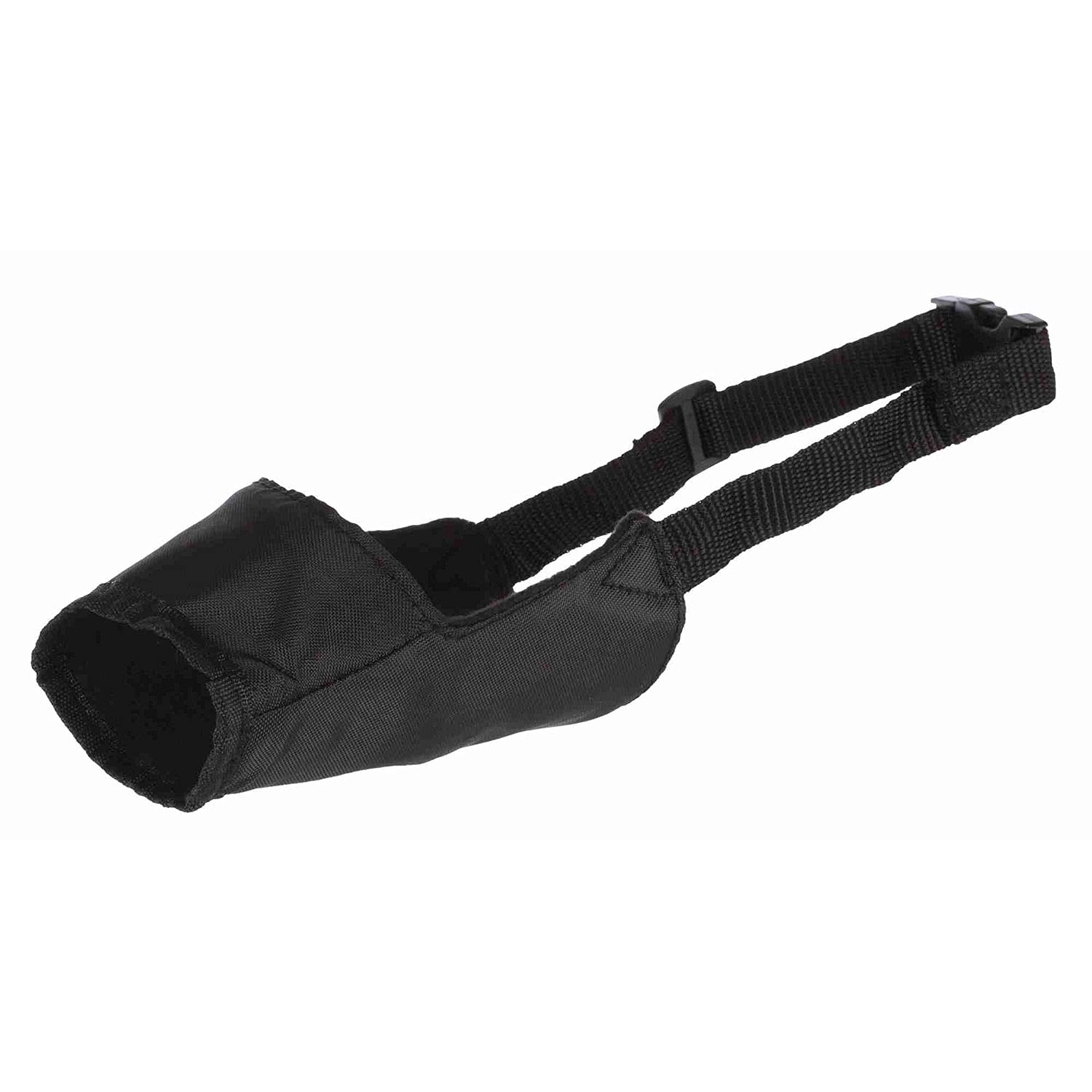 TRIXIE Muzzle loop for dogs - 26 cm basket circumference - 7.7 cm basket length - e.g. for visits to the vet or train journeys - infinitely adjustable neck strap - snap closure - 1923