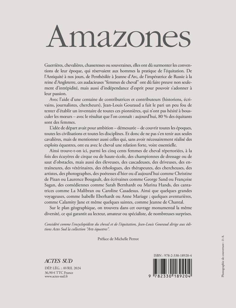 Amazones: Femmes de cheval chez tous les peuples de la terre, depuis les temps les plus anciens jusqu’à nos jours.