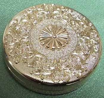 Amazon.co.jp: 金メッキ 朱肉 共箱 従四位 瑞宝中綬章 斎藤常正