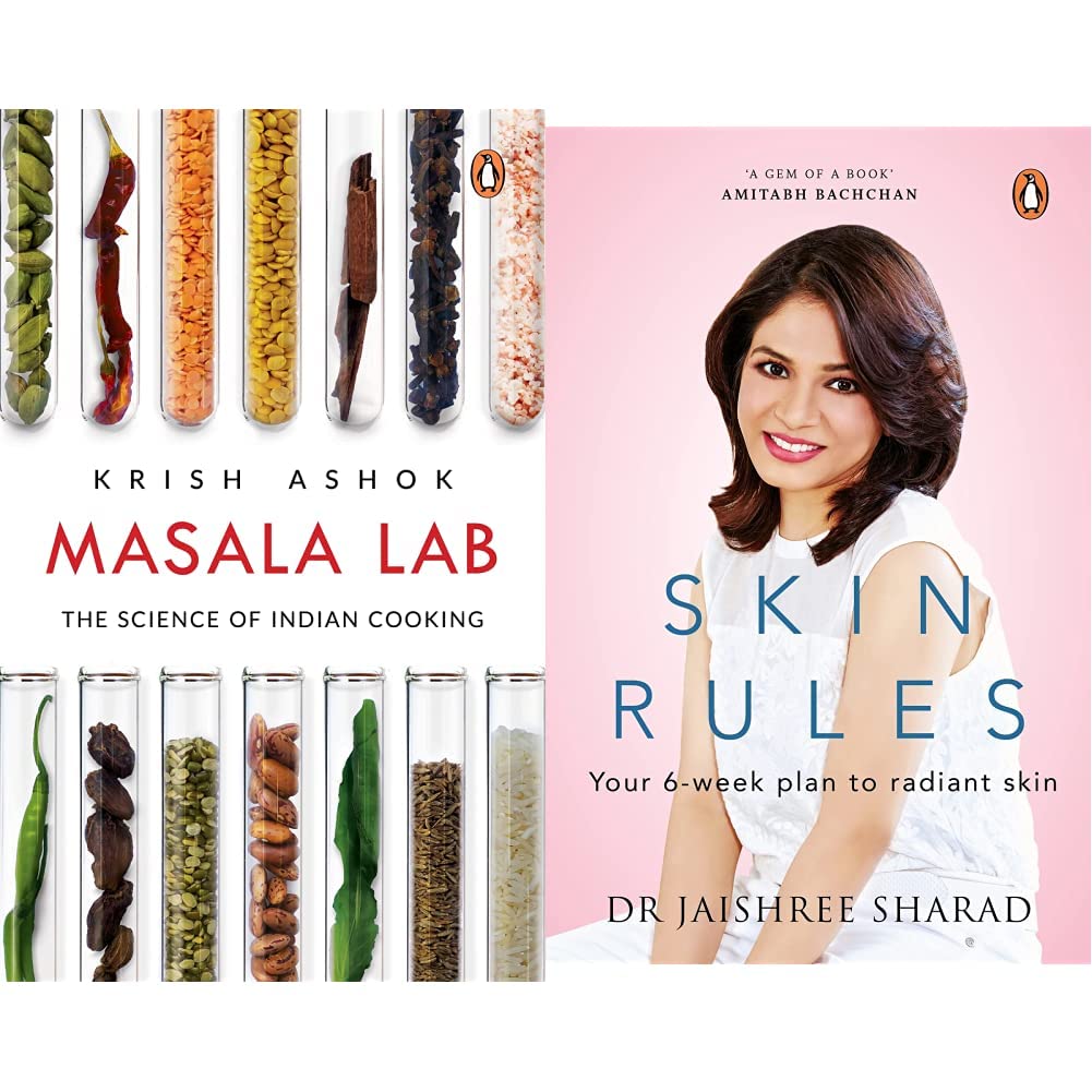 Masala Lab: The Science of Indian Cooking & Skin Rules: Your 6-week Plan to Radiant Skin