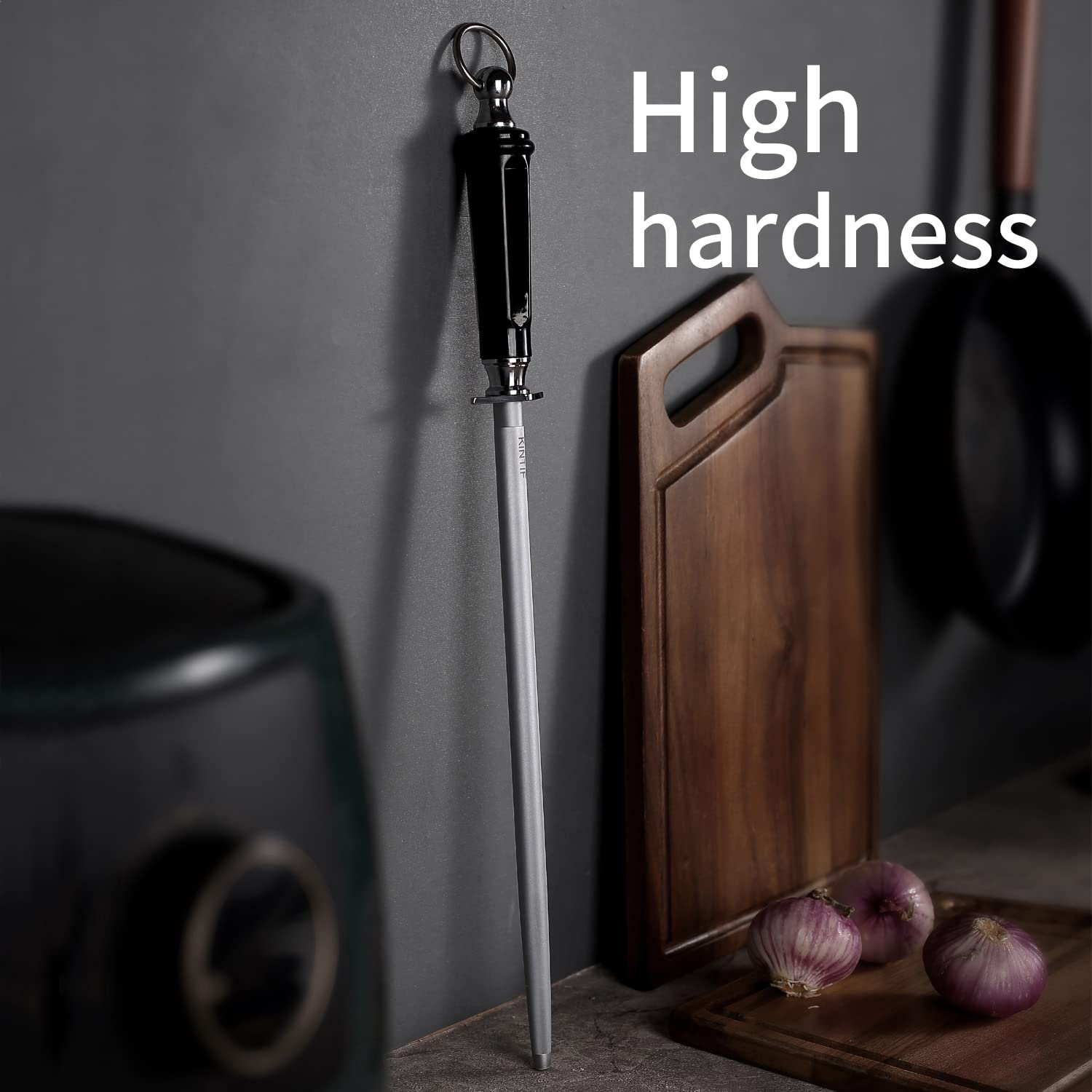 Top Chef’s 30 Cm Honing Stahl – Messer Schärfen Wie Ein Profi | Inkl. Tragetasche