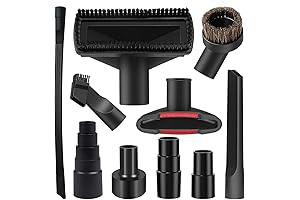 10-Piece Universal Vacuum Attachments Kit with Horsehair Brush