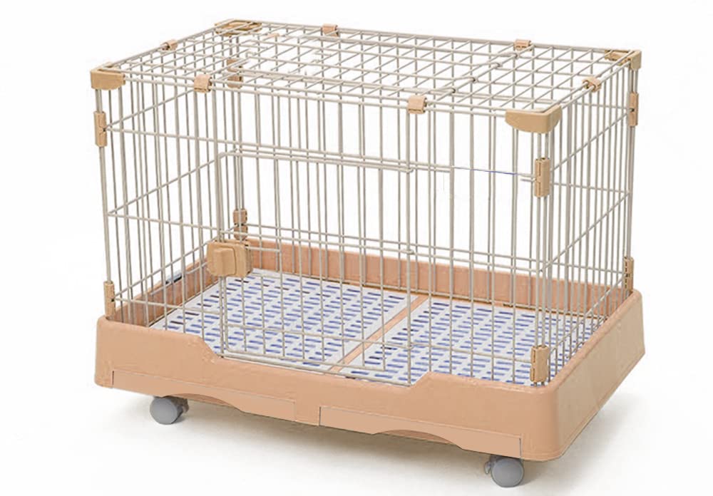 BPS Jaula Grande Metálica para Gatos Mascotas 2 Tamaños para Conejos Vallas Gatito Cachorros (Modelo Pequeño) BPS-1379