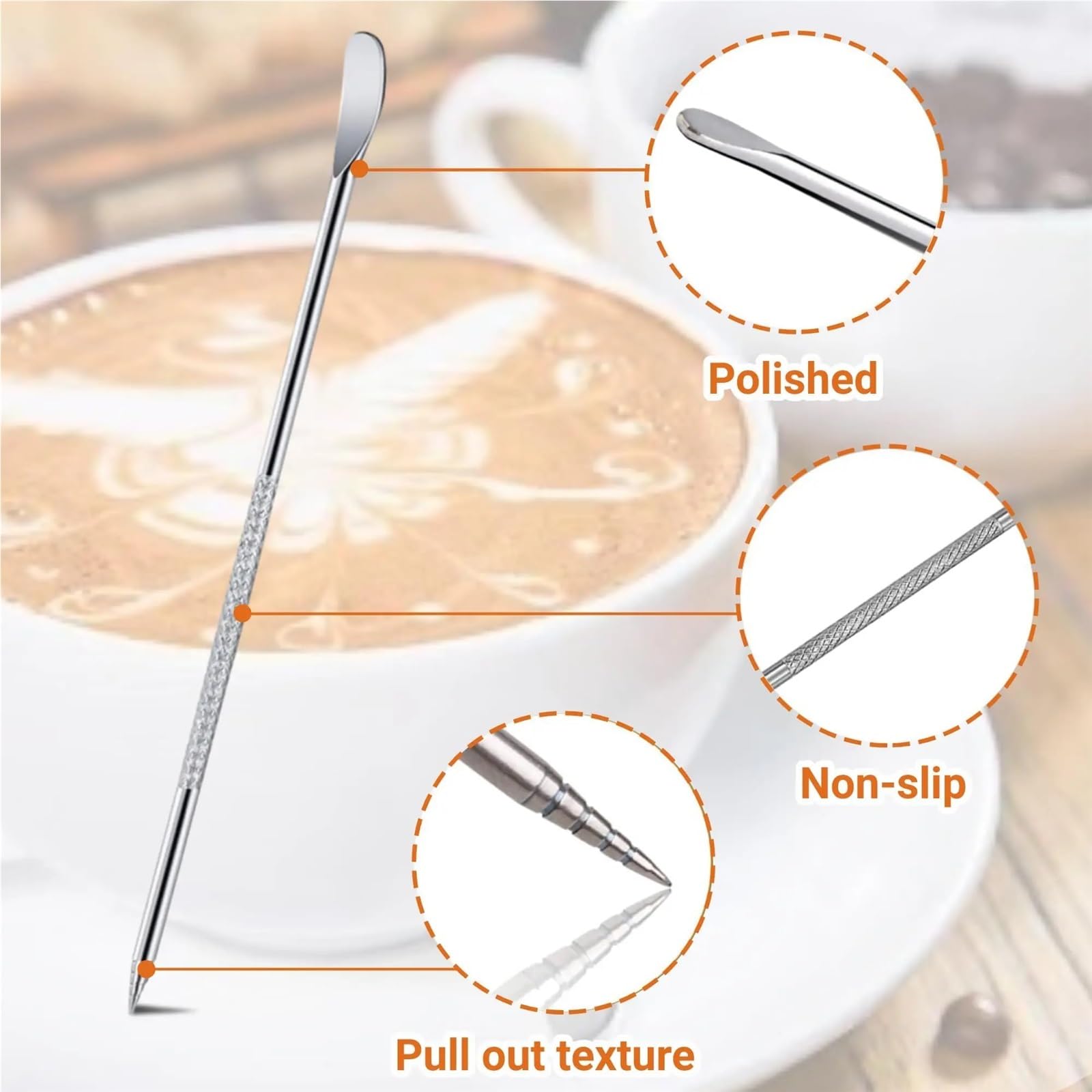 Milchschaum Kanne 350/600 ml Edelstahl-Aufschäumkännchen for Latte Art und Kaffeedampfzubehör(Black 350ml)