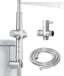 Handheld Bidet Sprayer for Toilet - Bidet Attachment for Toilet with Adjustable Water Pressure & Extended Nozzle, Toilet Bidet for Feminine Wash,Daily Cleaning