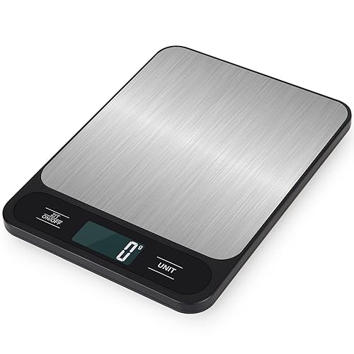 Báscula de cocina de alimentos, 22.0 lbs y 22 libras digitales gramos y onzas para perder peso