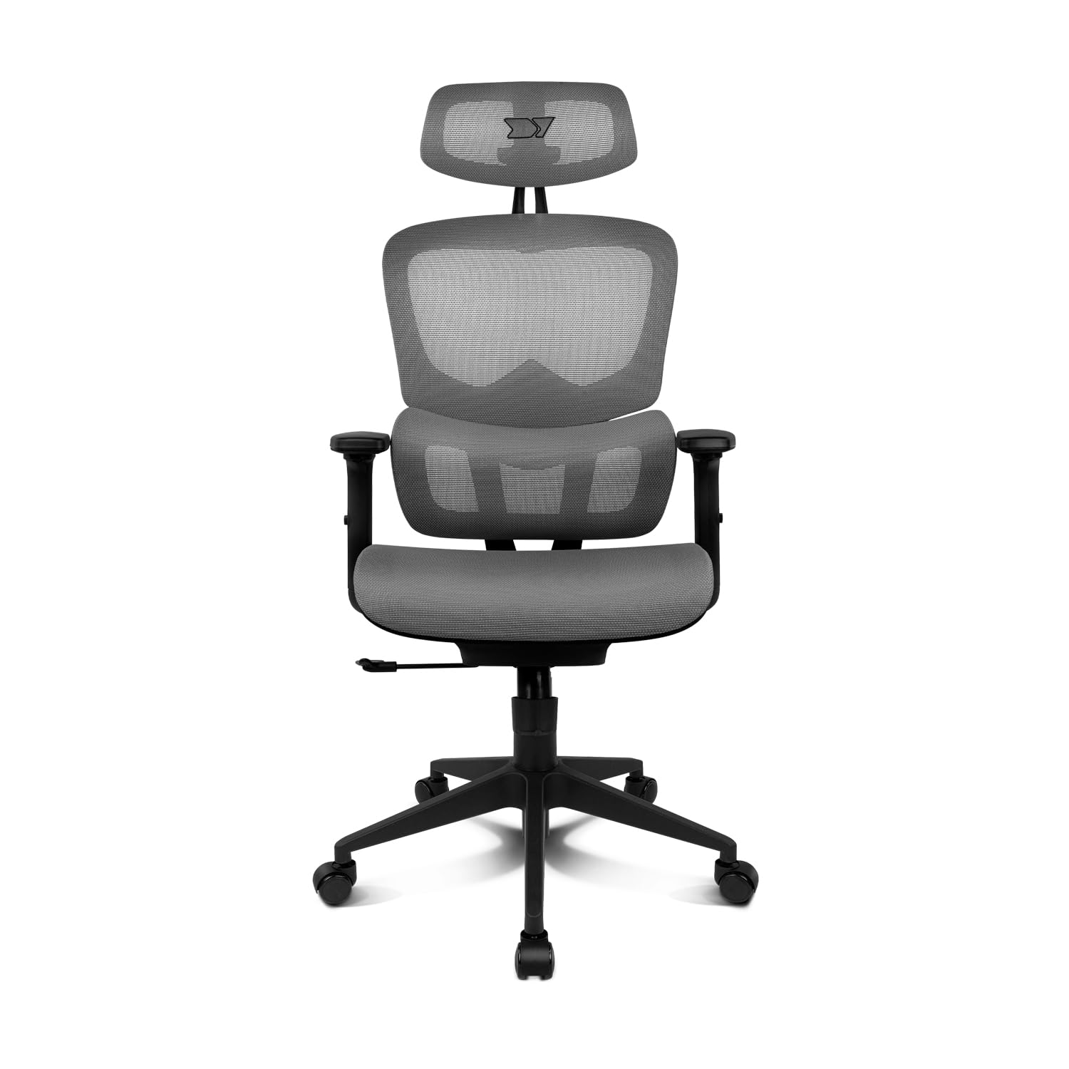 Drift Gaming DRAIR200 – Silla Gaming Profesional en Malla Reforzada, reposabrazos 2D Acolchados, pistón Clase 4, giratoria e inclinable, Cojines Lumbar y Cervical Integrados, Negro/Gris