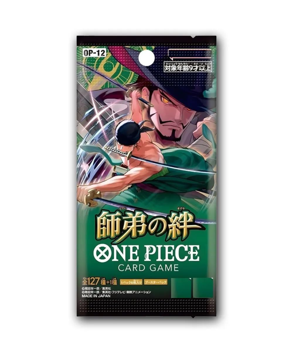 1 Pack of ONE Piece Card Game (OP 12) TCG Team Booster Pack