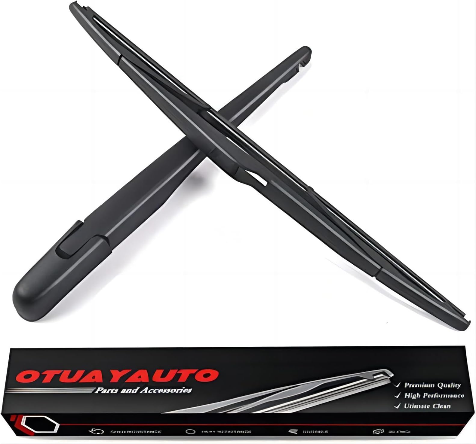 Replacement for BMW X3 E83 2004 2005 2006 2007 2008 2009 2010 Rear Windshield Wiper Arm and Blade Kit OE:61623400708