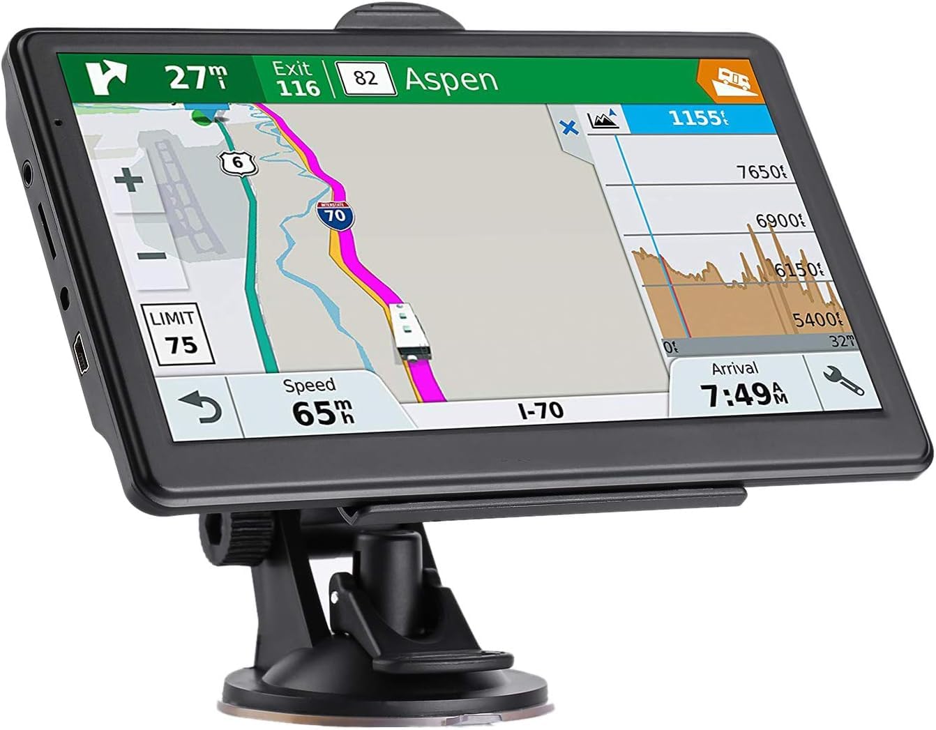 5 Inch GPS NAVI Navigationgerät PKW Truck KFZ