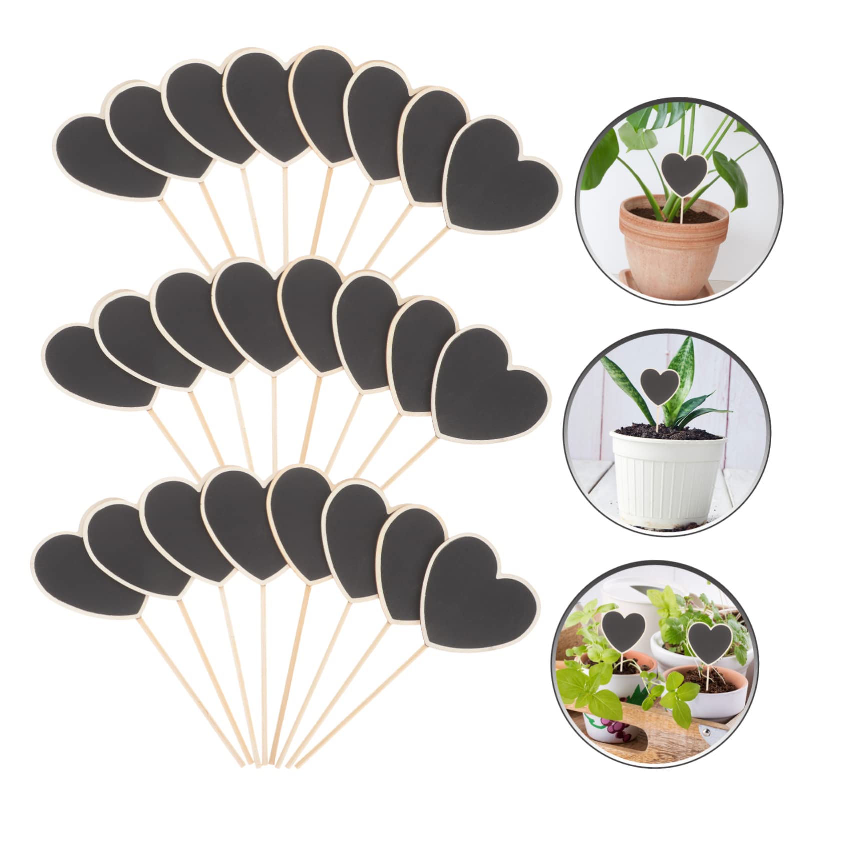 VICASKY 150 Pezzi Etichette per Piante Forma in Legno Segnaposto da Resistenti e Facili da Inserire Decorazioni per Piante in Vasi e Aiuole Accessori Pratici per Giardinaggio e Fioristi