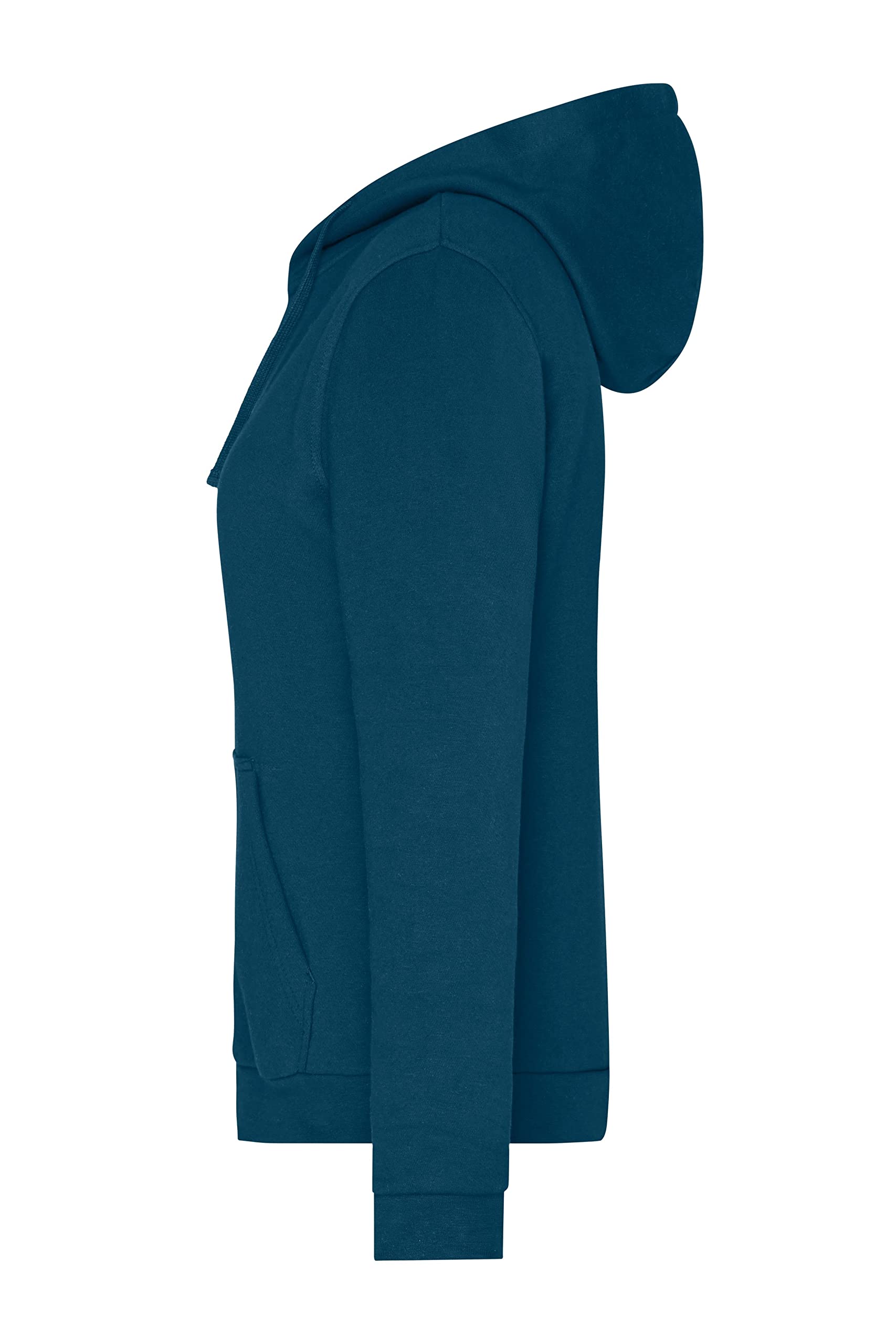 James & Nicholson Damen Basic Kapuzen-Sweatjacke - Leicht taillierte Sweatjacke mit Kapuze