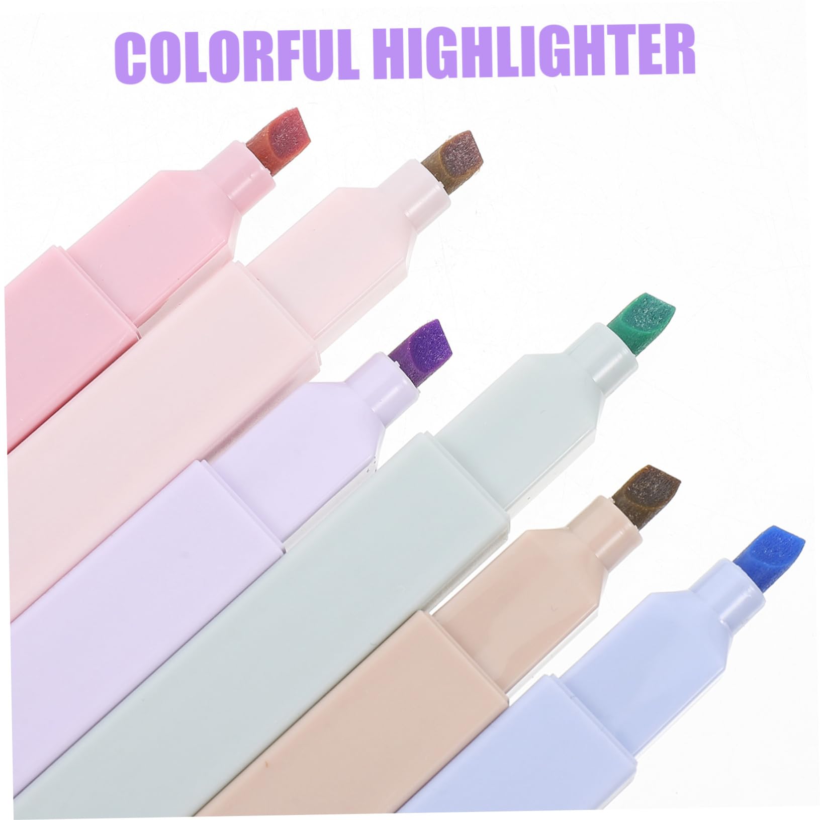 SEWACC 18 Stück Fluoreszierender Markierungsstift Textmarker Kalligraphie Marker Notiz Text Kindergeschenke Große Bunter Studenten Großer