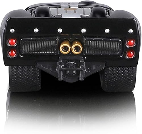 Miniatura 3 de 1966 GT40 MKII #2 Black with Silver Stripes and Gold Wheels 1/64 Diecast Model Car by Muscle Machines 15545