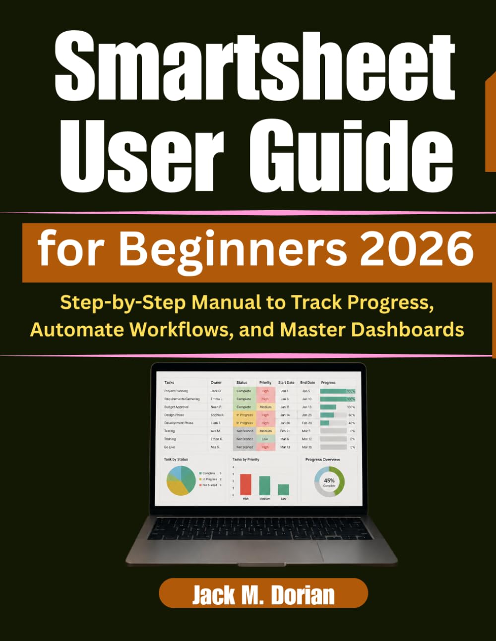 Smartsheet User Guide for Beginners 2026: Step-by-Step Manual to Track Progress, Automate Workflows, and Master Dashboards