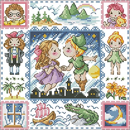 Amazon | 3232 ピーター・パン（Peter Pan）クロスステッチ 刺繍
