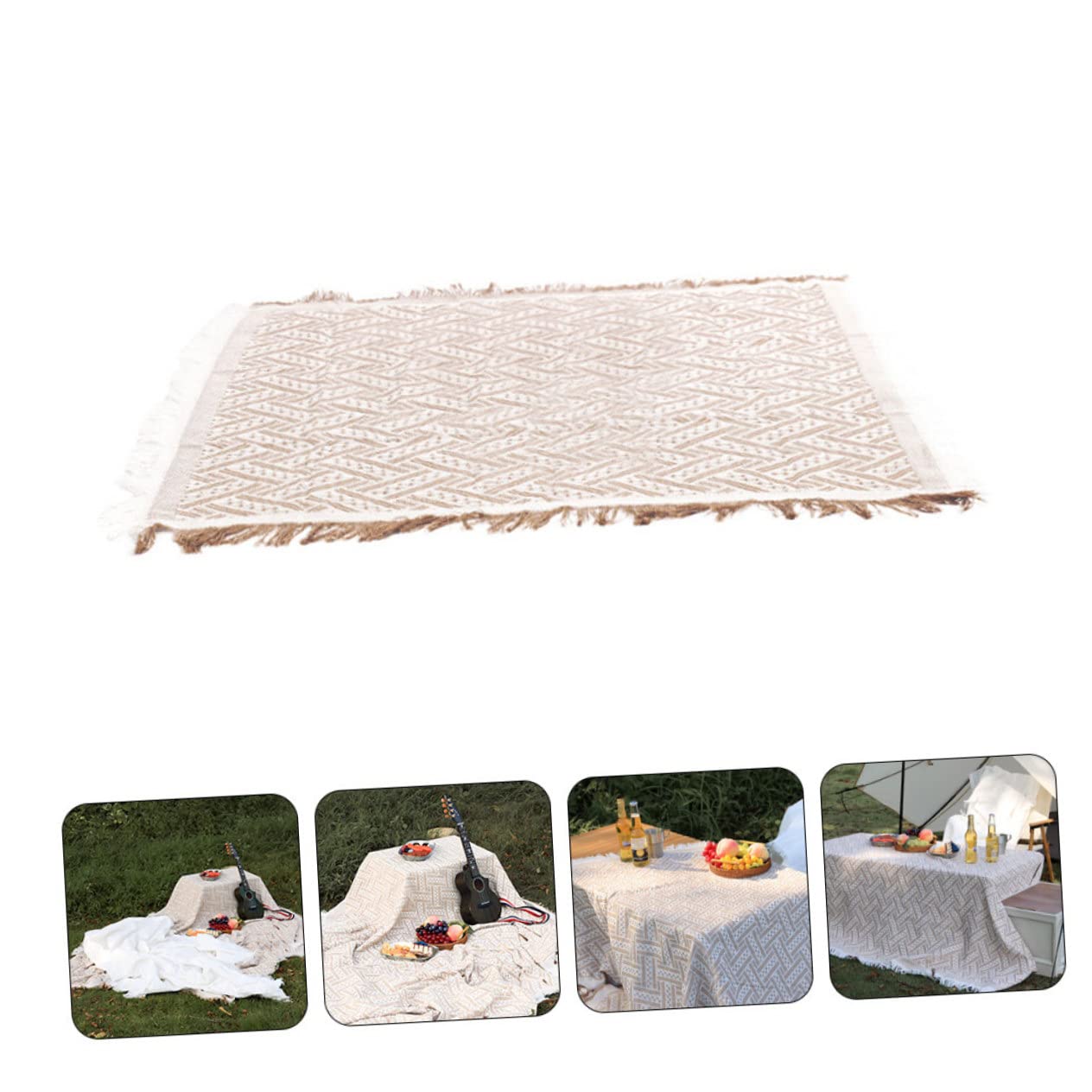 Couverture de Pique- Portable Tapis de Camping Confortable Couverture de Jardin Pliable pour Activités Extérieures