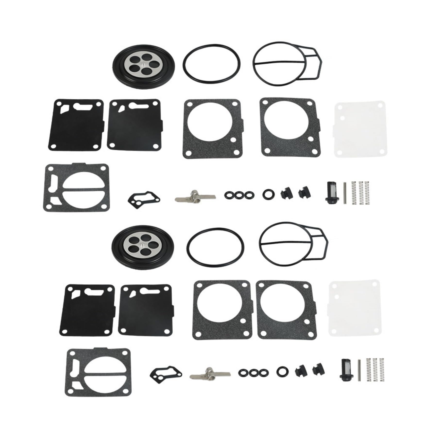 WFLNHB 2 Carburetor Repair Kits Replacement for Yamaha Waverunner 3 Gp Polaris Seadoo 650 717 720 787 800 SP GS GTX HX XP SP Carb-image-16