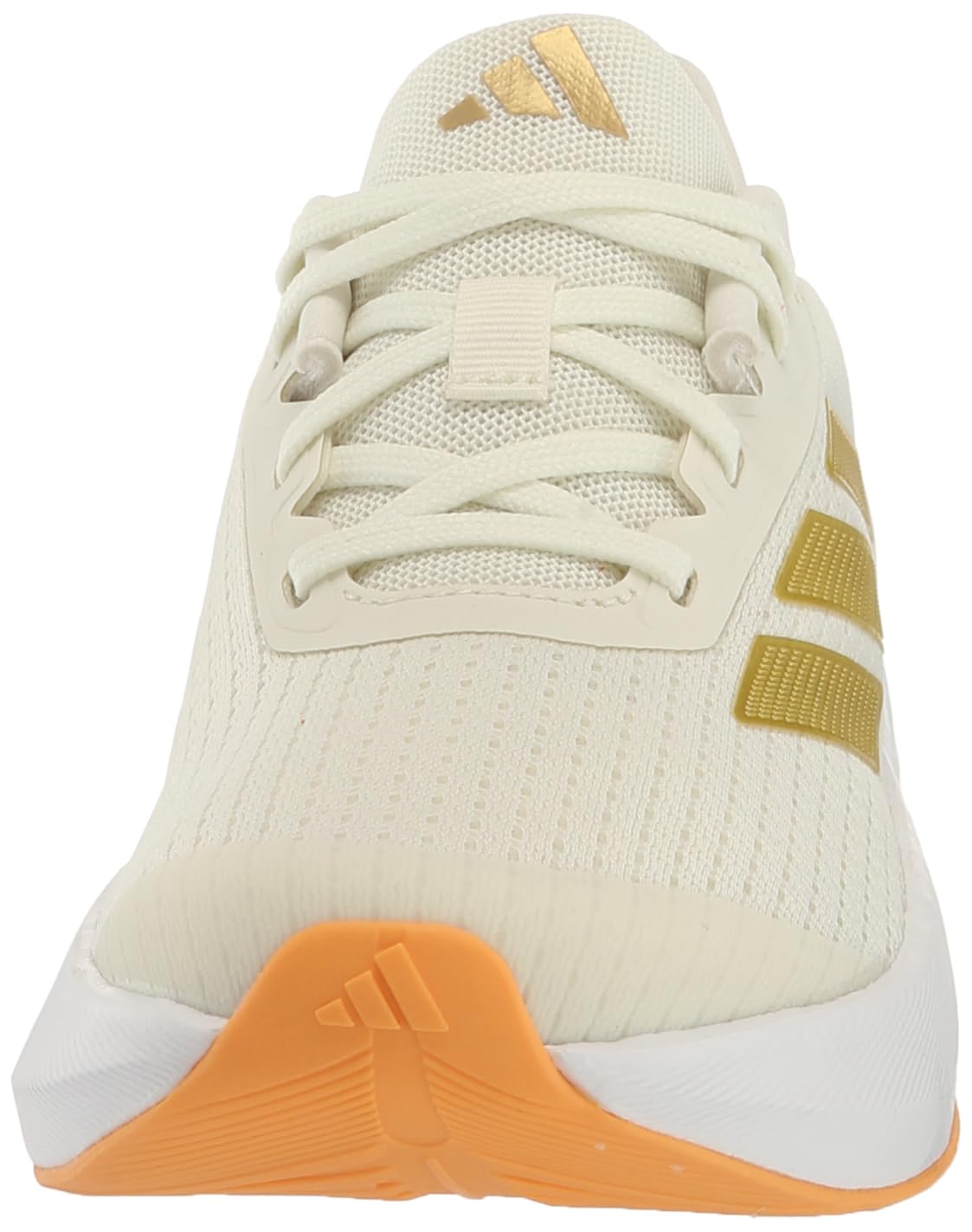 adidas Trampki dziecięce Duramo Sl unisex, biało-różowe, 37 EU, Kość słoniowa, złoto, metaliczny zamglony pomarańczowy, 11 UK Child
