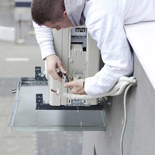 Miniatura 7 de DOITOOL Bandeja de acero inoxidable Bandeja de servicio de acero inoxidable Portátil+aire+acondicionador Bandeja de drenaje AC bandeja de goteo