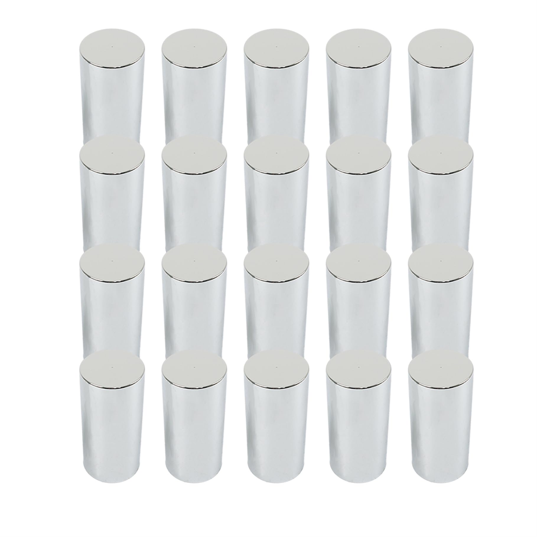 TJHSM 20 Pack Lug Nut Cover 33mm Tall Cylinder Thread-On 4-1/4 Replacement for Semi Trucks