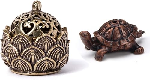 Miniatura 8 de Soporte de incienso de loto,Quemador de cono de olor pequeño,Mini regalo de decoración de flor de loto de estilo asiático