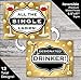 Wedding Photo Booth Props - 6 Jumbo Double-Sided Photobooth Signs - Backdrop Supplies Accessories Kit - Perfect for Weddings, Bridal Parties and Wedding Showers