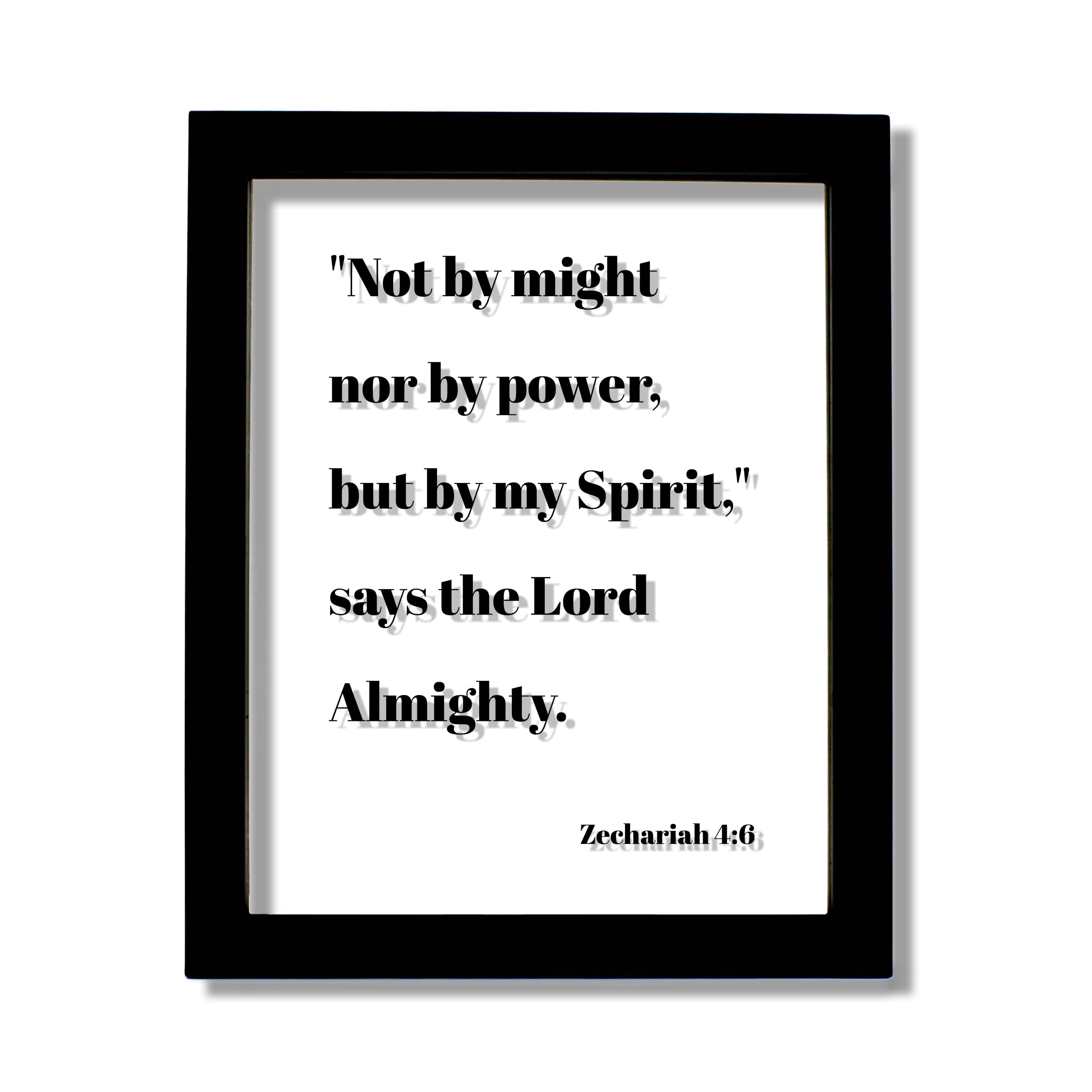 Amazon.com: Zechariah 4:6 - Not by might nor by power but by my