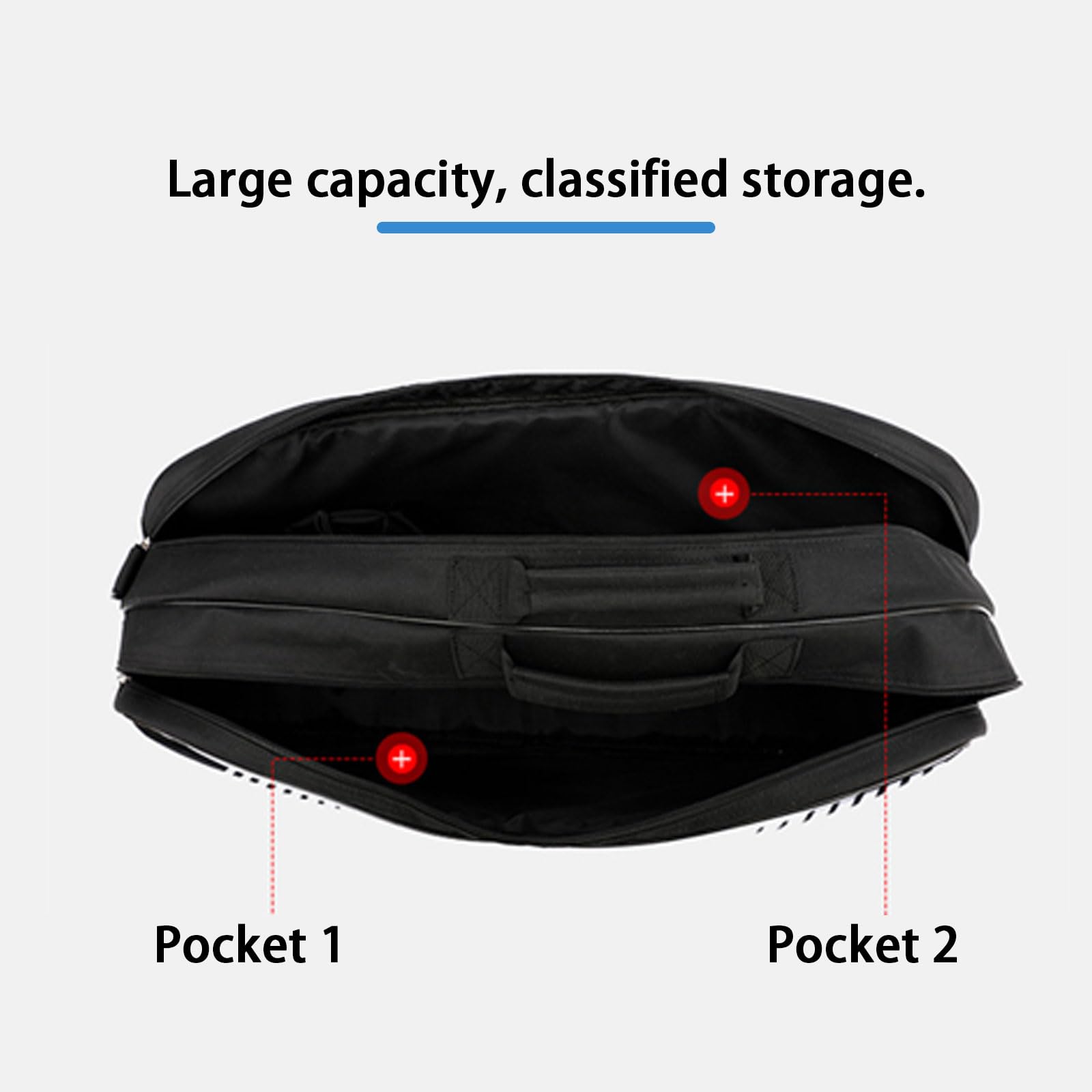 Borsa per Racchette da Badminton,Borsa da Badminton per Esterni,Borsa Sportiva da Badminton,Scomparto per Scarpe Ventilato Separato,per Racchette da 3-6 Racchette da Badminton