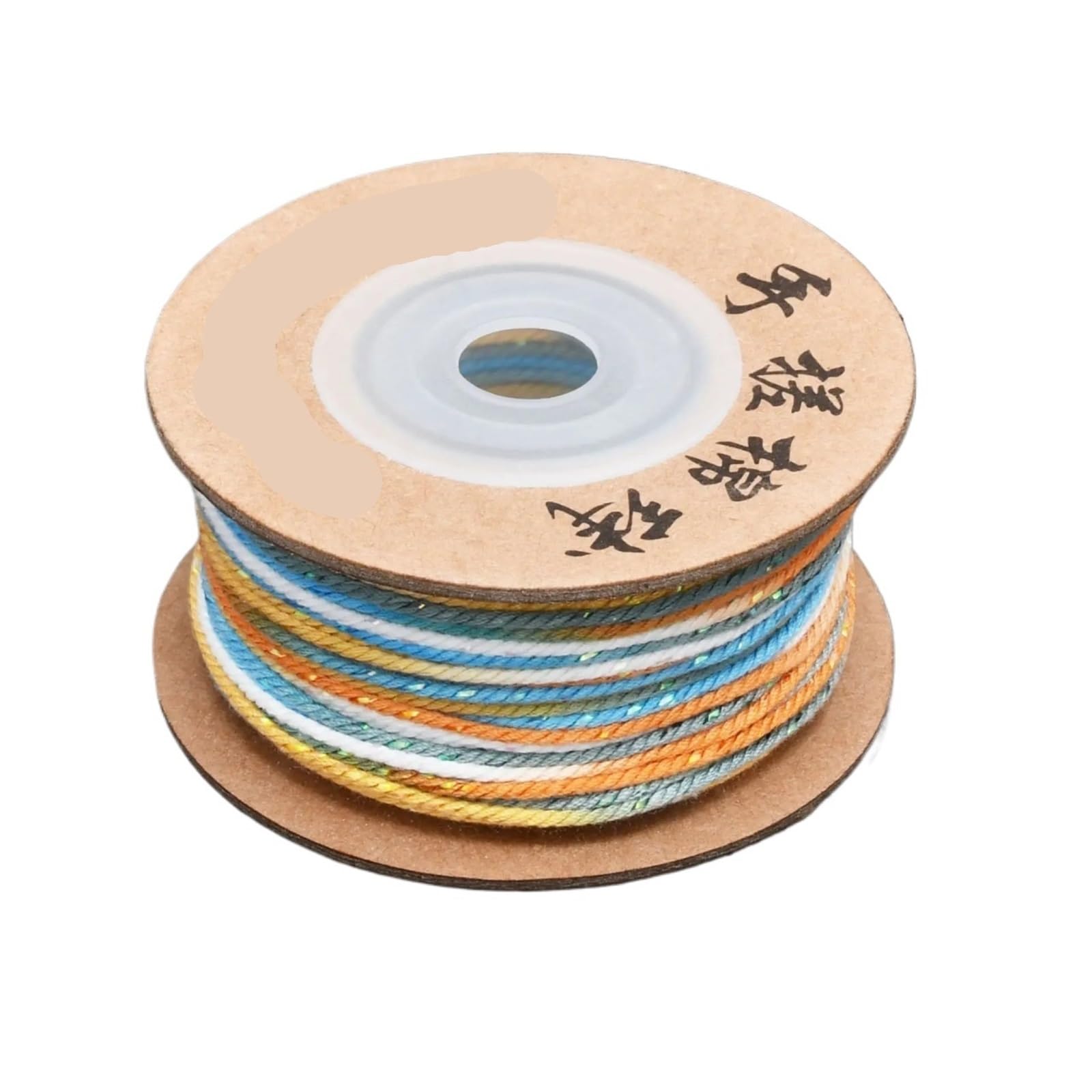 Cotton Macrame Cord 1.0/1.2mm Cotton Twisted String Cord Waxed Macrame Thread For DIY Craft Lanyard Braided Bracelet Jewelry Making(Color3,1.2mm 23m 25.2 Yards)