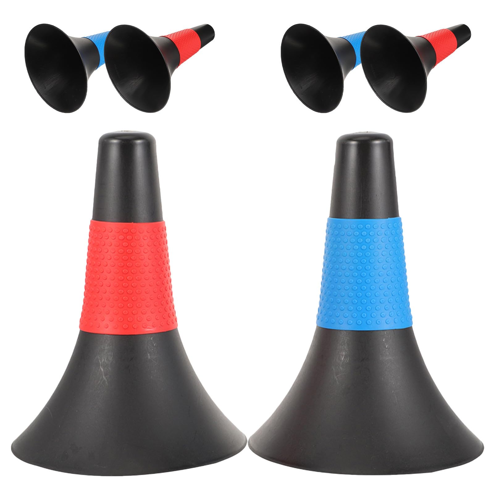 SUPVOX 6 Conos de fútbol para Entrenamiento - Conos Deportivos de fútbol, ​​Equipo de Entrenamiento para Patinaje, Baloncesto, ​​Ejercicios de 23 cm