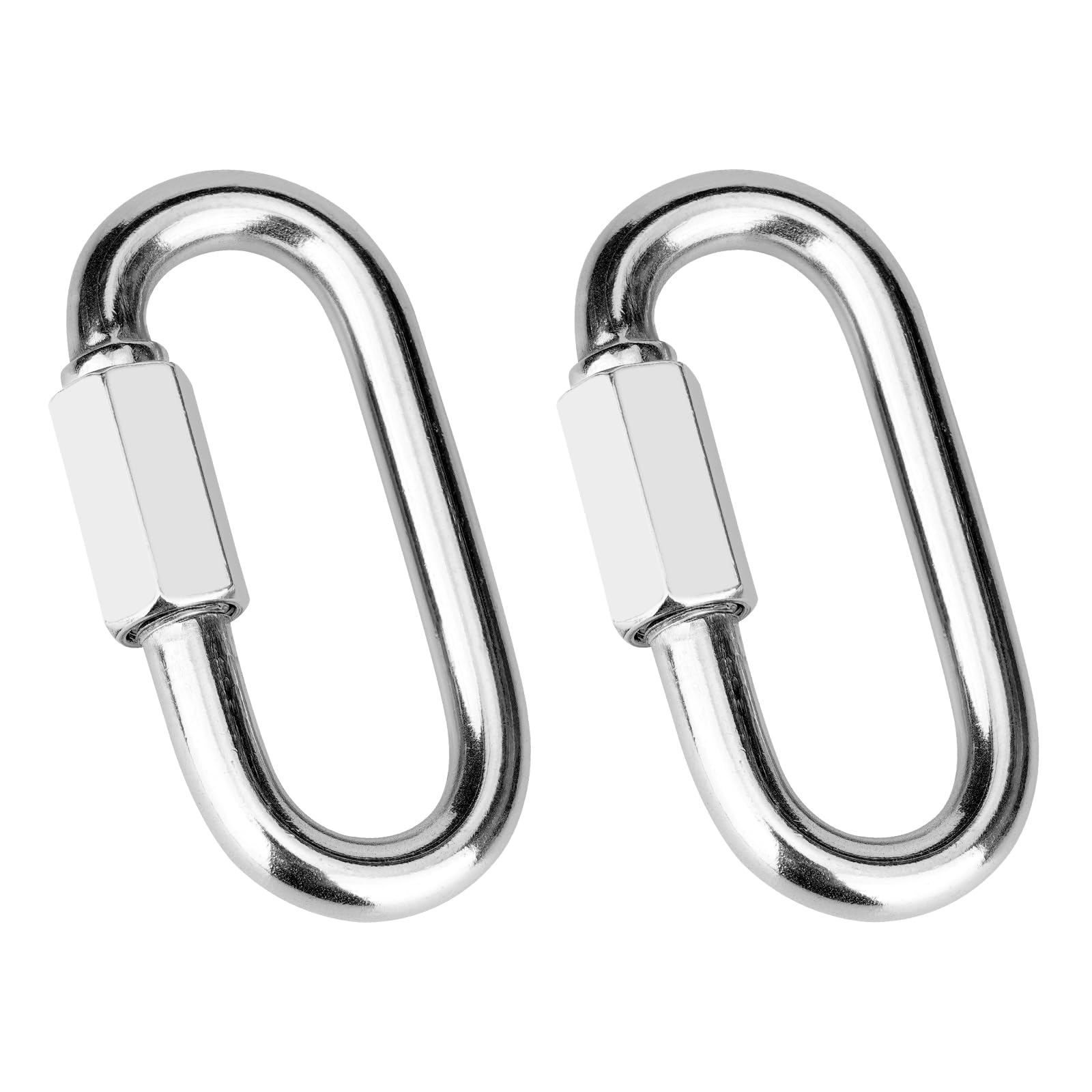 Maillon rapide long à visser en inox A4 | Fix In