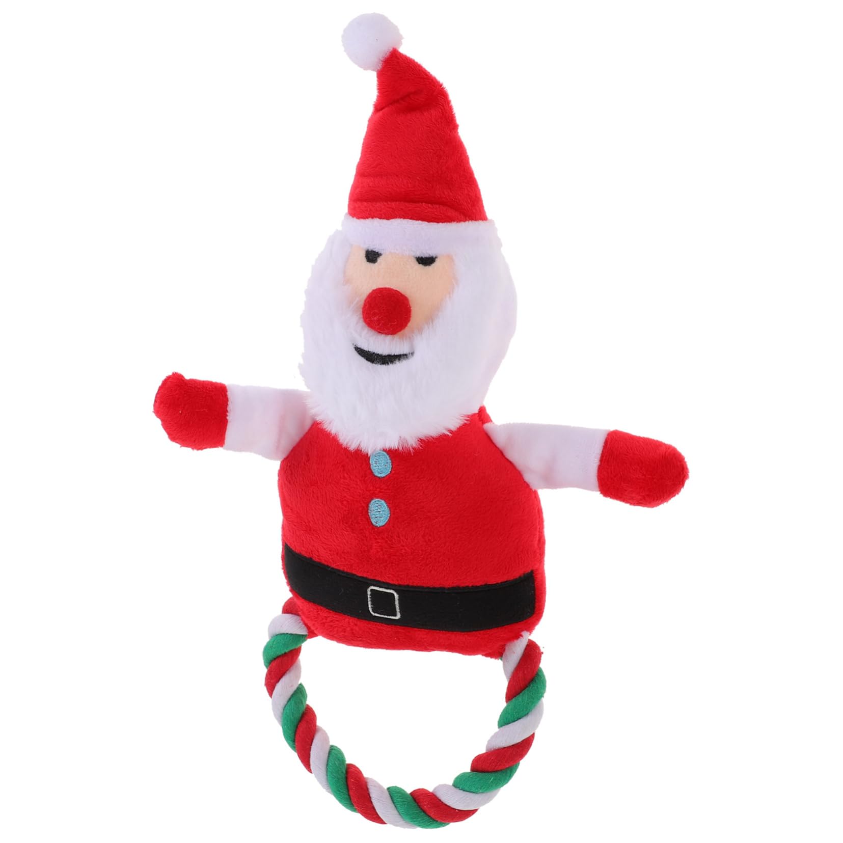 BESPORTBLE 4stücke Weihnachts-hundespielzeug Aus Bissfestes Und Interaktives Kauspielzeug Im Santa Claus Design Für Welpen Und Hunde Zahngesundheit Für Spielerische Beschäftigung