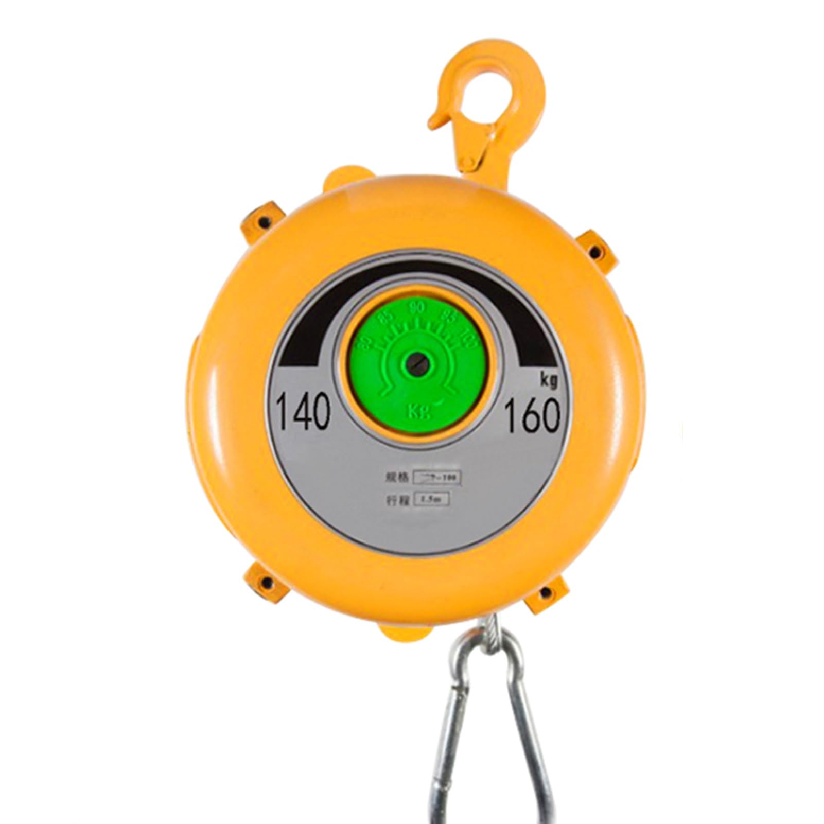 WEKONUMEX Retractable Spring Balancer, Spring Balancer Retractor Alloy Steel Multiple Load Ranges Industrial Tool Support(140-160kg)