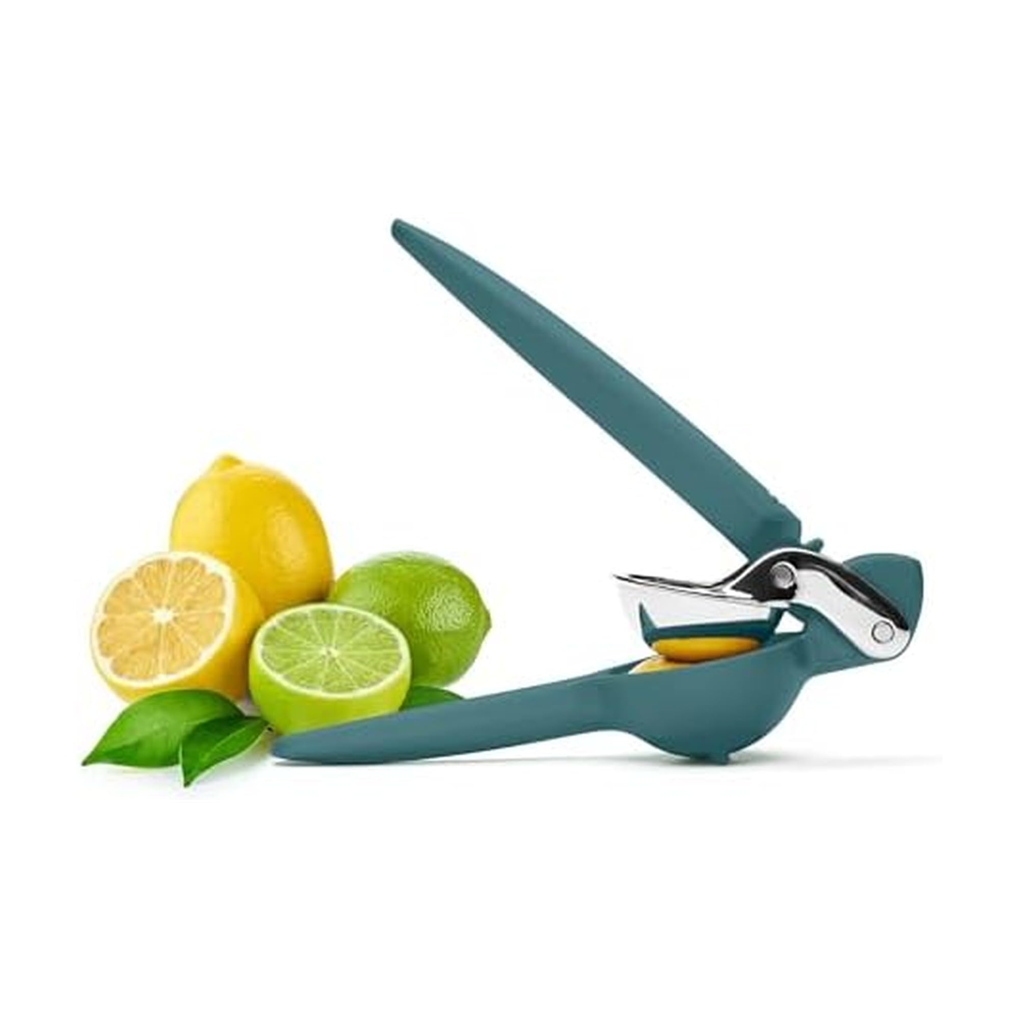 Chef'n FreshForce Lemon Squeezer Citrus Juicer, Premium Quality, Max Extraction, Collard Green
