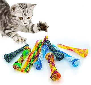 Cat Spiral Spring, 10Pc Cat Creative Toy to Kill Time and Keep Fit Interactive cat Toy Durable Heavy Plastic Spring Colorful Springs Cat Toy for Swatting, Biting, Hunting Kitten Toys