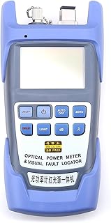 All-in-one Optical Fiber Cable Tester Fiber Optical Power Meter -70 to +10dbm with Function of Visual Fault Locator 5KM for SC/ FC/ ST Interfaces CATV Test