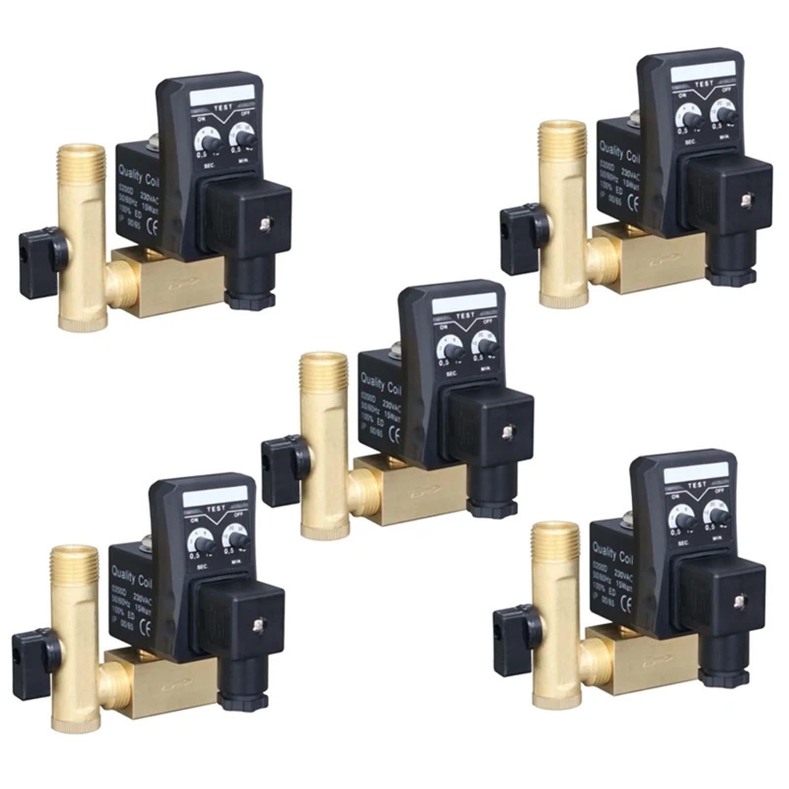 Huuoqiwy One Color 1/2 Inch Dn15 Electric Timer Auto Water Valve Solenoid Electronic Drain Valve For Air Compressor Condensate