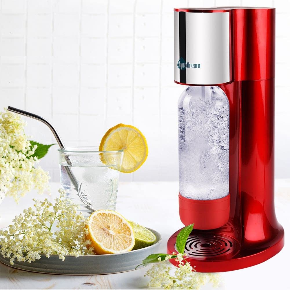 orion group Esparcidor de agua para burbujear, color rojo | Ácido carbónico para botella de sifón AquaDream