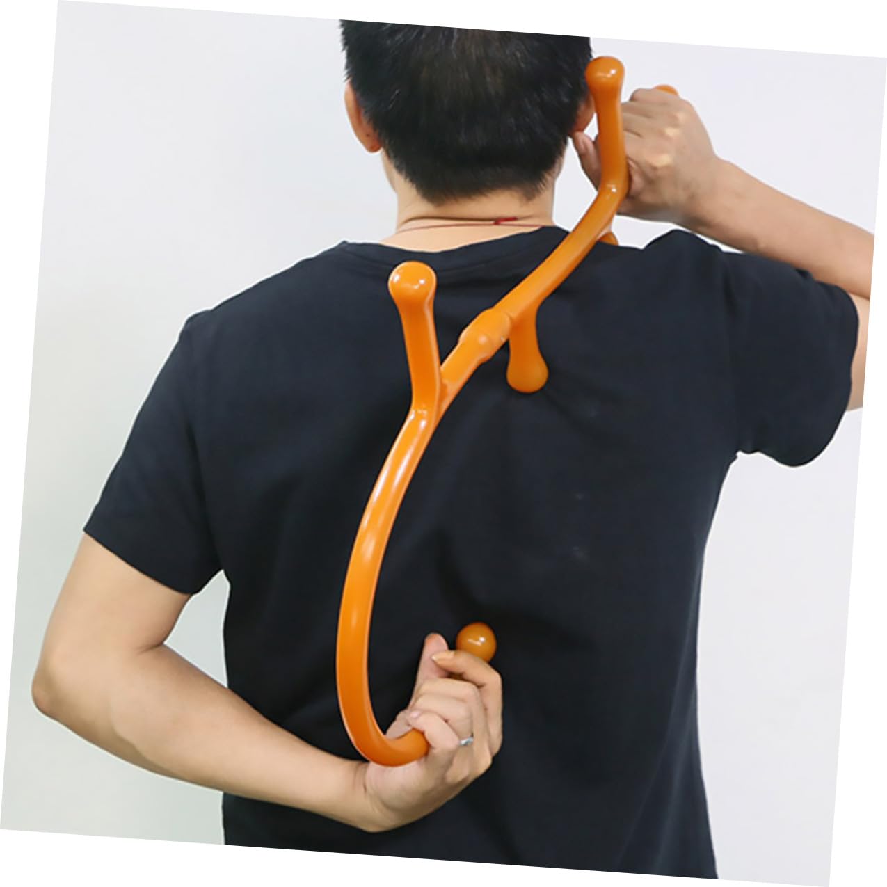 Yardwe Palo De Masaje De Mano Multifuncional Ligero Material Pp Resistente Alivio Muscular y Puntos Gatillo Para Cuello y Espalda Uso En Casa Oficina y Viaje